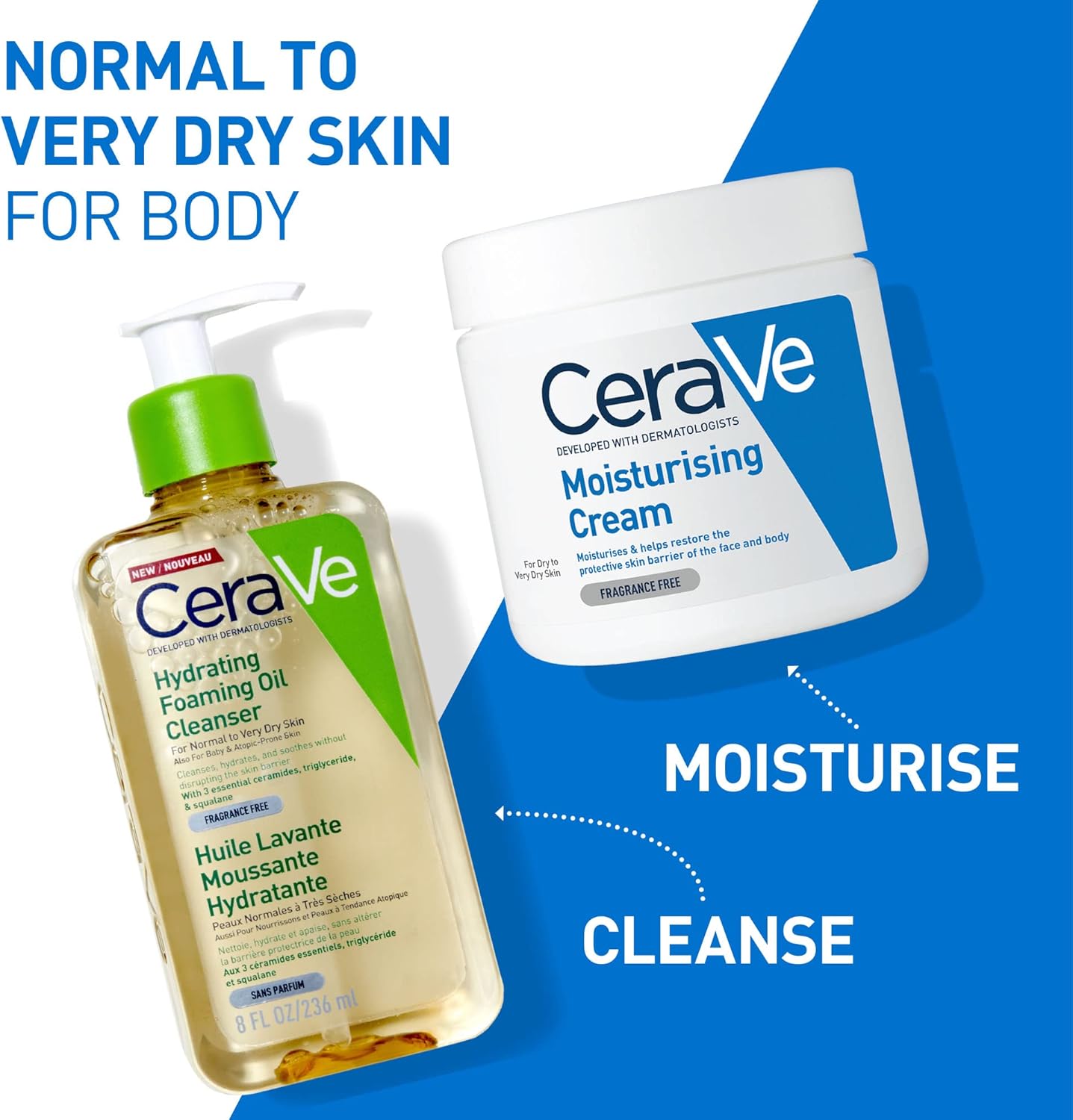 Cerave Hydrating Foaming Oil Cleanser for Normal to Very Dry Skin-236ml thumbnail 6