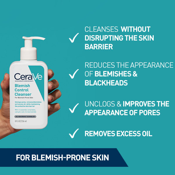 Cerave Blemish Control Cleanser For Blemish Prone Skin-236ml thumbnail 7