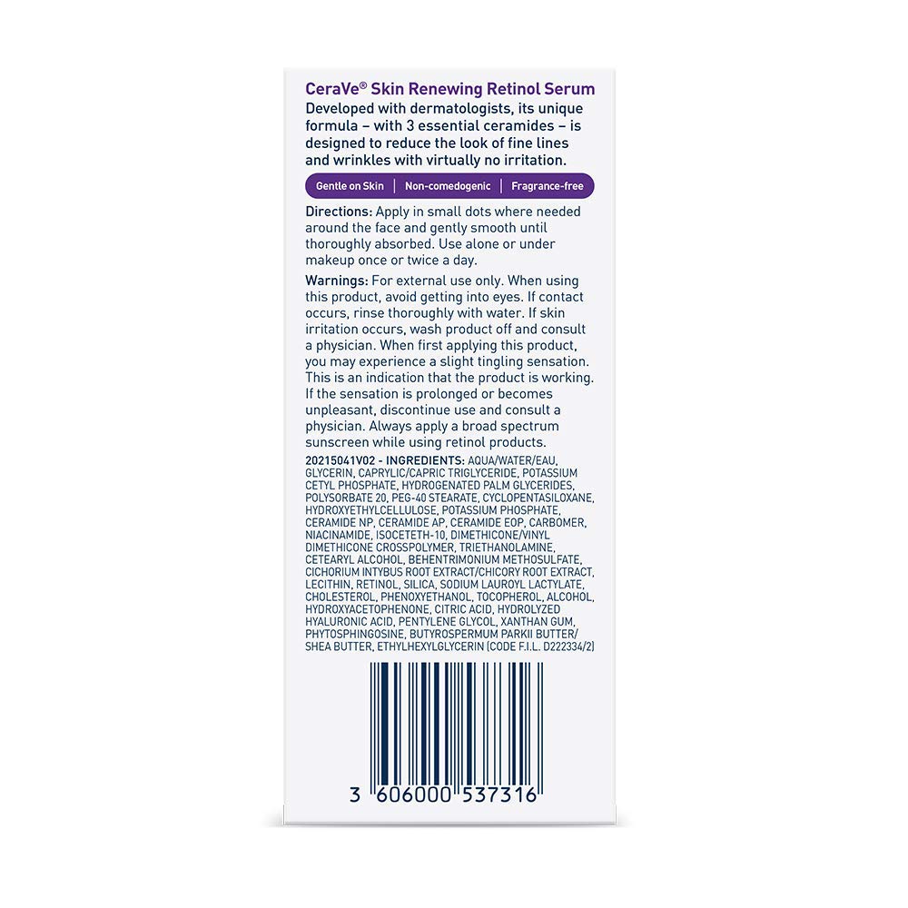 Cerave Skin Renewing Retinol Serum-30ml thumbnail 4