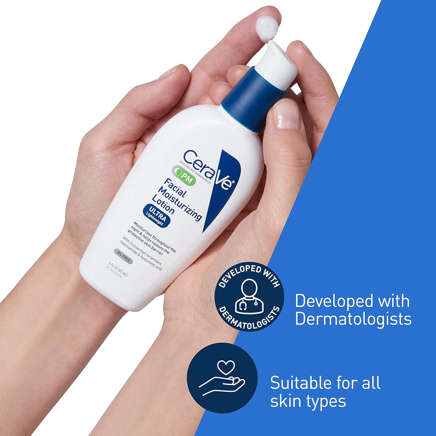 Cerave PM Facial Moisturizing Lotion Ultra Lightweight-89ml thumbnail 7