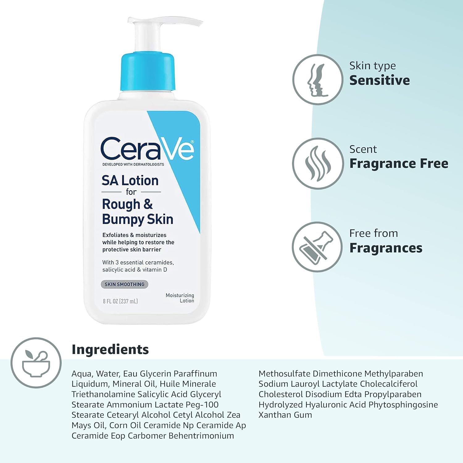 Cerave SA Lotion for Rough & Bumpy Skin-237ml thumbnail 6