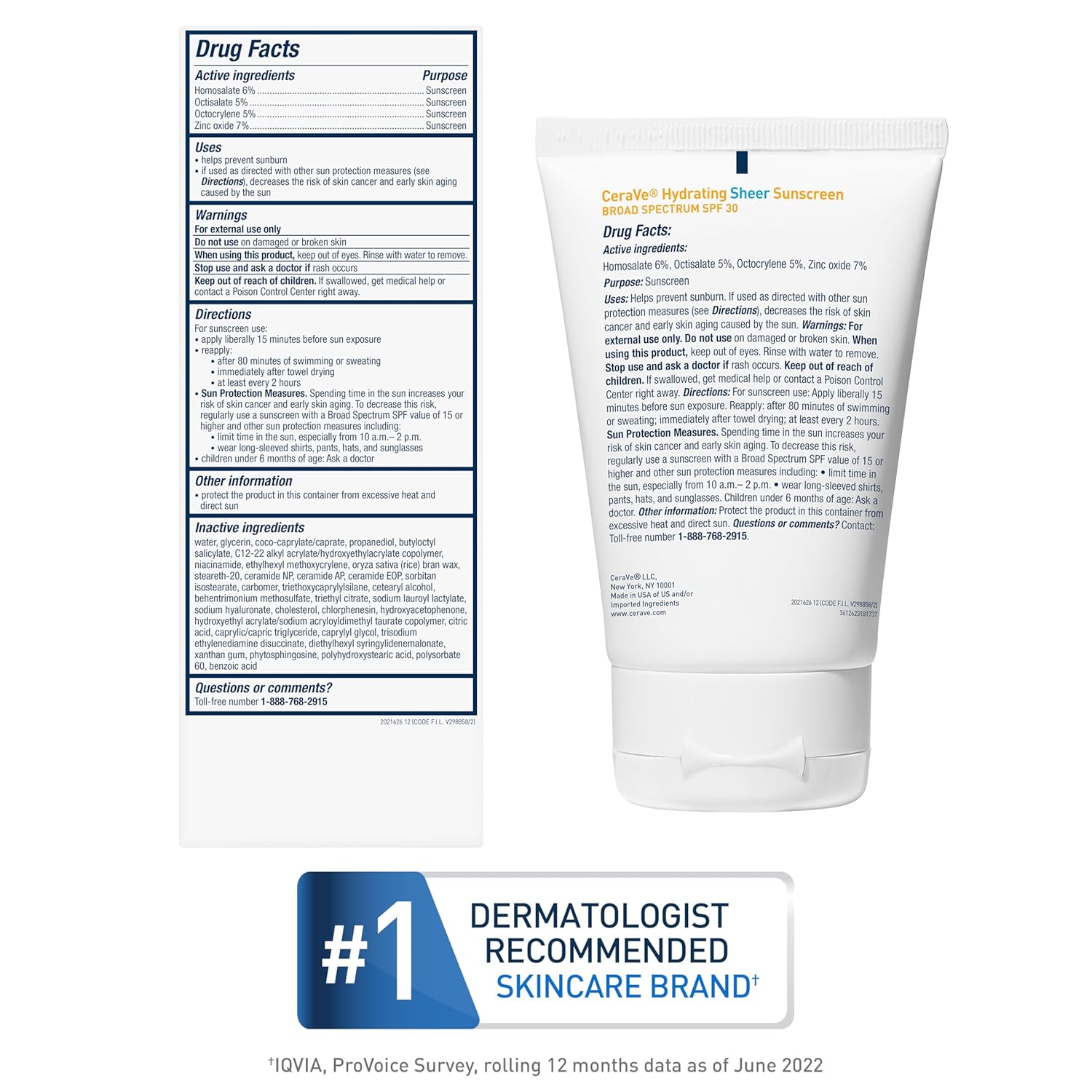 Cerave Hydrating Sheer Sunscreen Broad Spectrum SPF 30 for Face & Body-89ml thumbnail 4