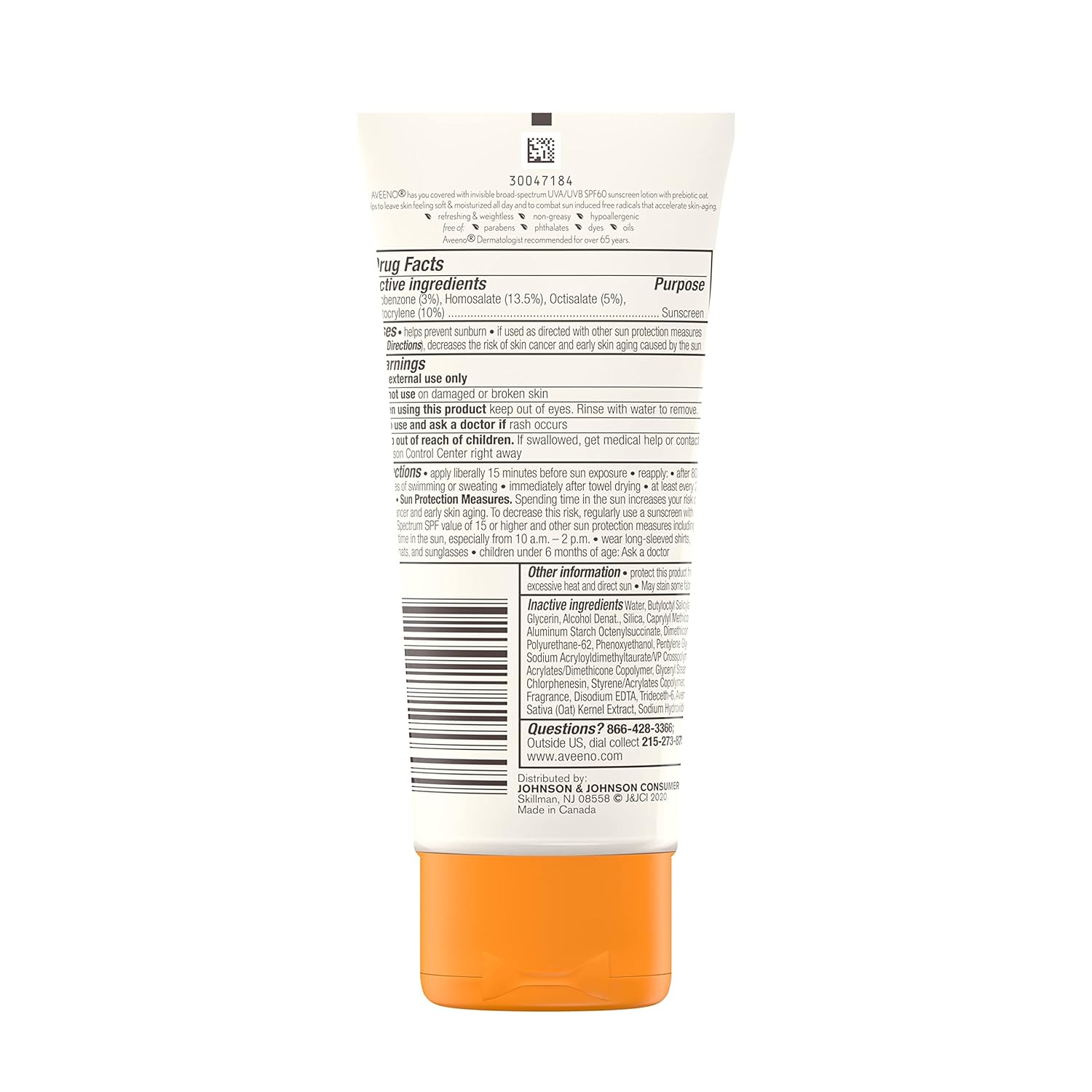 Aveeno Protect+ Hydrate Broad Spectrum UVA+UVB Protection Sunscreen SPF60-88ml thumbnail 5