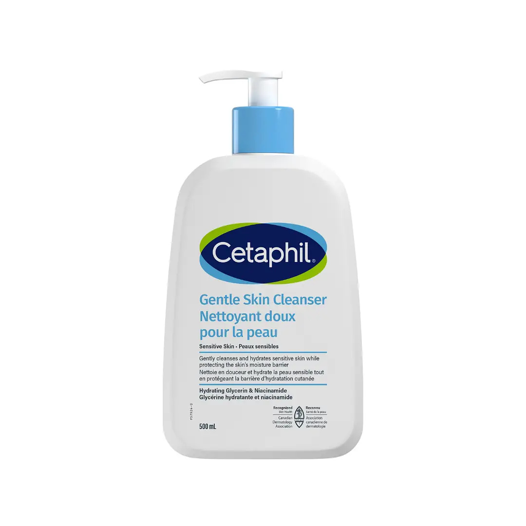 Cetaphil Gentle Skin Cleanser Nettoyant Doux Pour La Peau-500ml