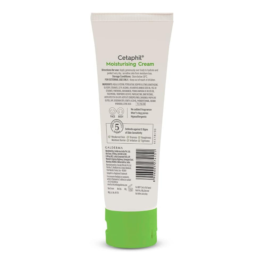 Cetaphil Moisturising Cream Dry To Normal, Sensitive Skin-80g