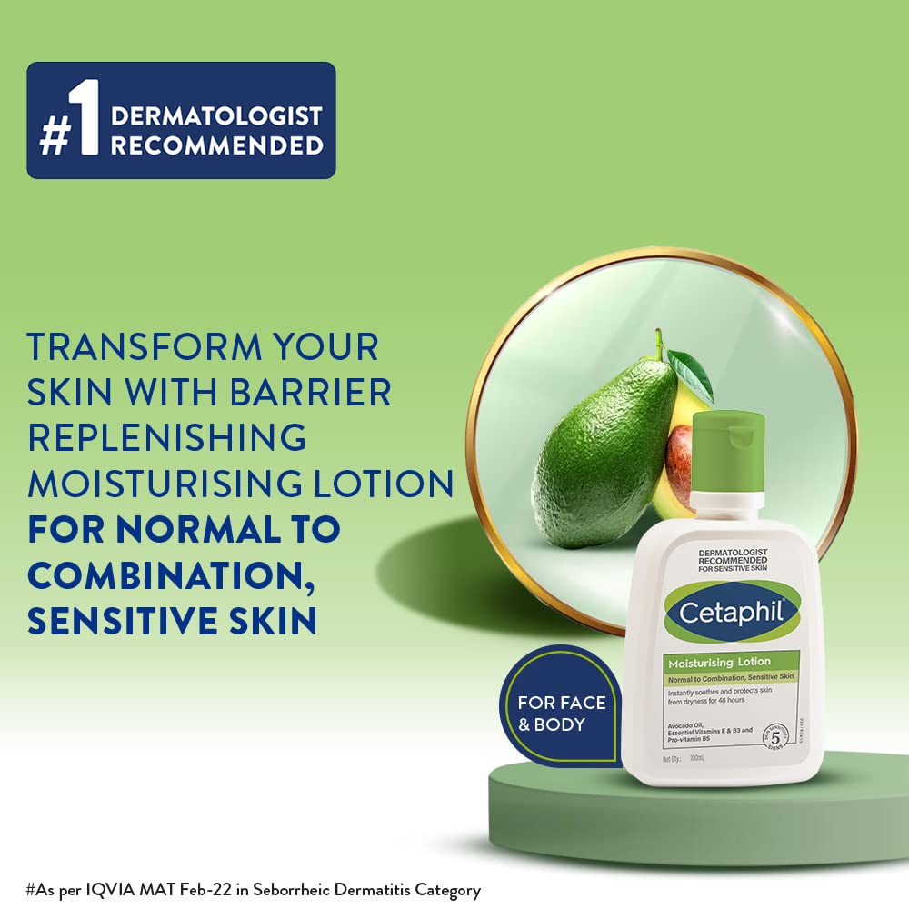 Cetaphil Moisturizing Lotion Dry to Normal, Sensitive Skin-237ml thumbnail 4
