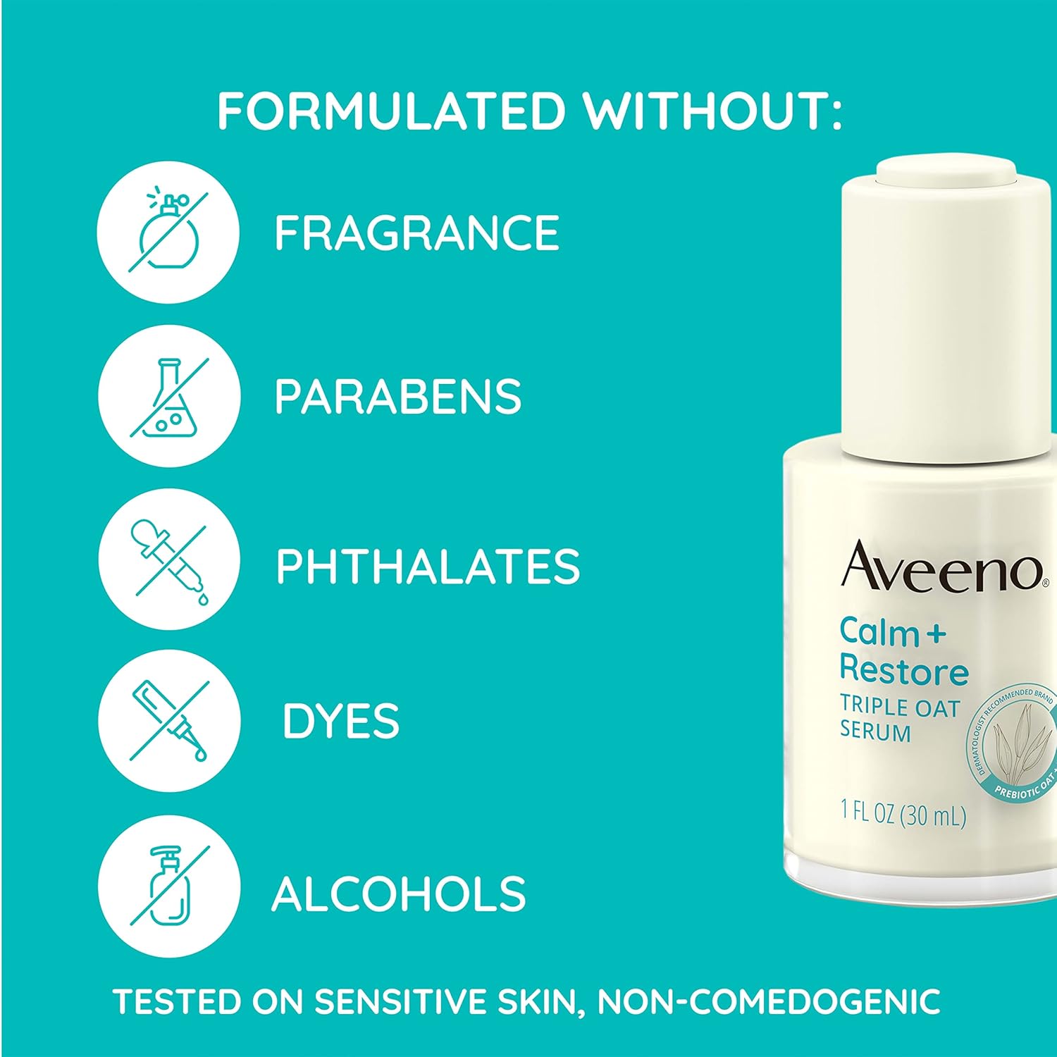 Aveeno Calm+ Restore Triple Oat Serum-30ml thumbnail 3