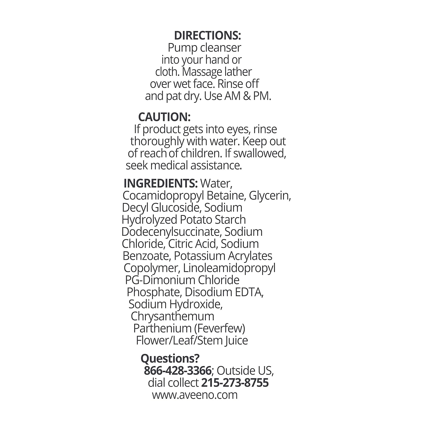 Aveeno Calm+ Restore Redness Relief Foaming Cleanser-180ml thumbnail 7