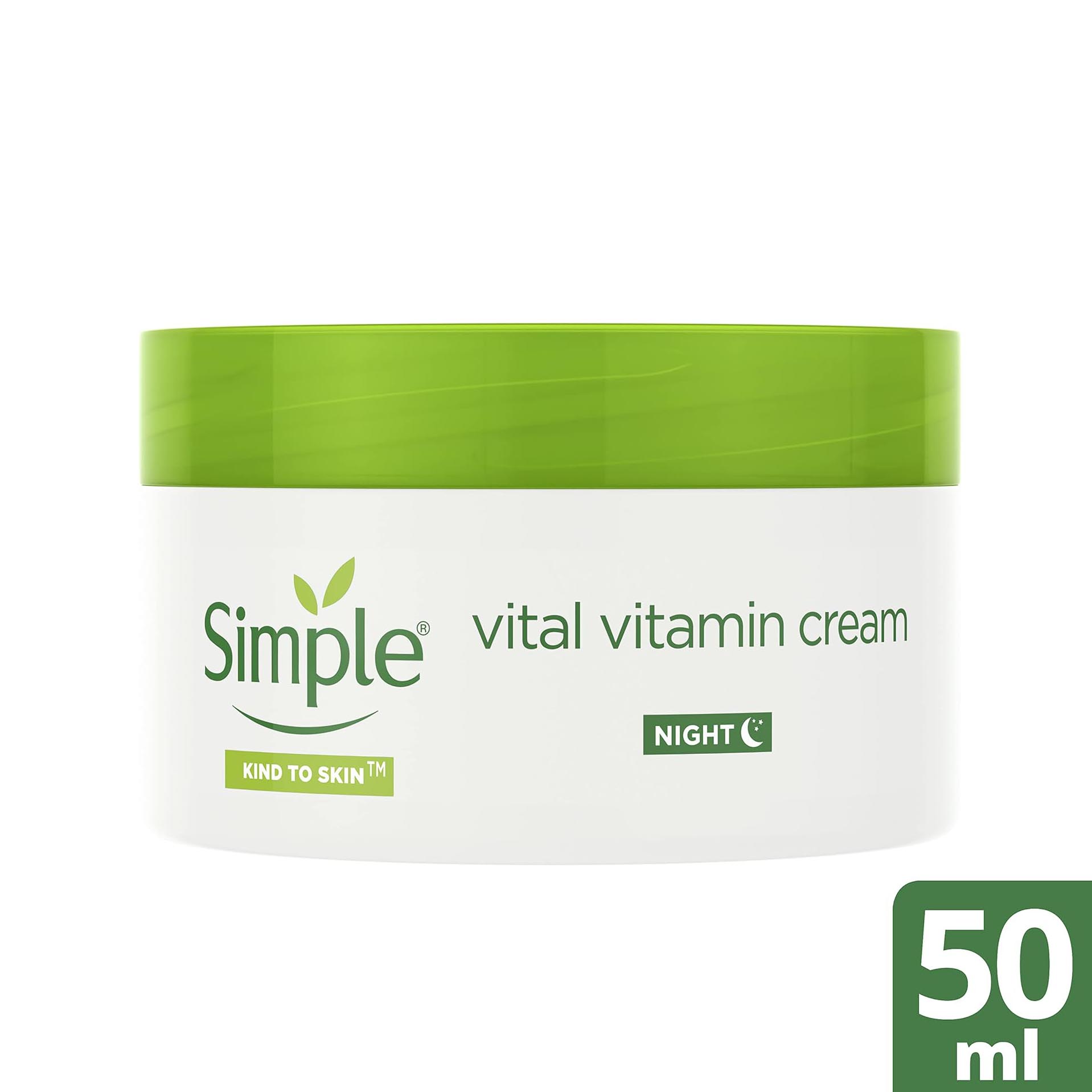 Simple Kind To Skin Vital Vitamin Night Cream-50ml