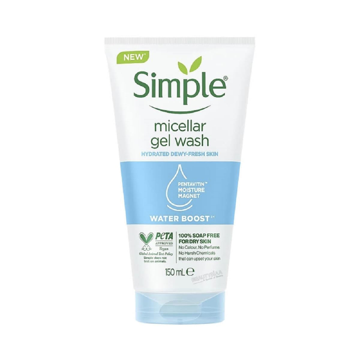 Simple Water Boost Micellar Facial Gel Wash-150ml