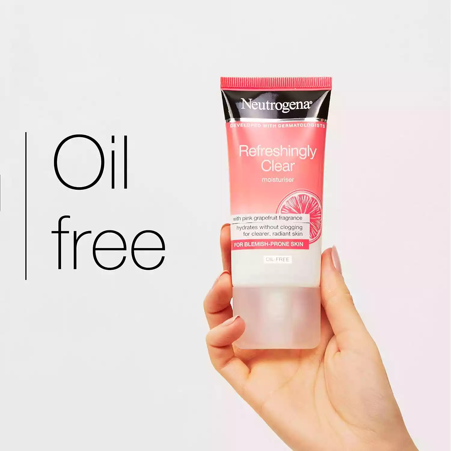 Neutrogena Clear & Radiant Moisturiser with Pink Grapefruit Fragrance-50ml thumbnail 4