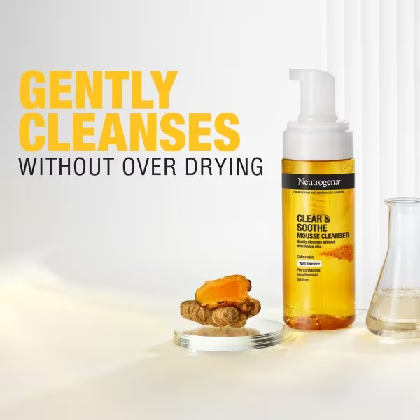 Neutrogena Clear & Soothe Mousse Cleanser-150ml thumbnail 4
