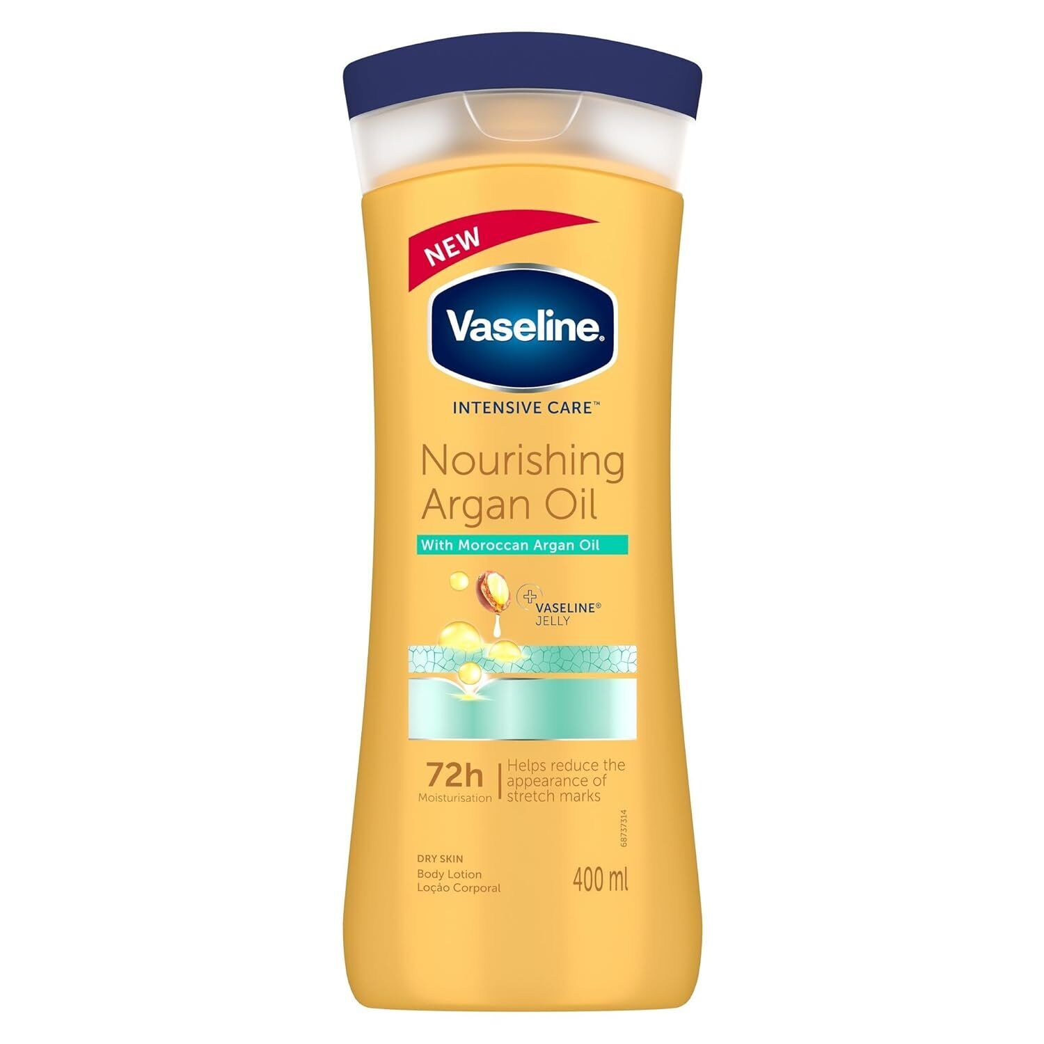 Vaseline Intensive Care Body Lotion Nourishing Argan Oil for Dry Skin-400ml