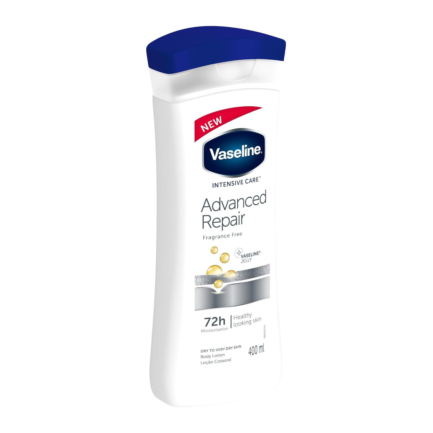 Vaseline Intensive Care Advanced Repair Fragrance Free Body Lotion for Healthy Looking Skin-400ml thumbnail 3