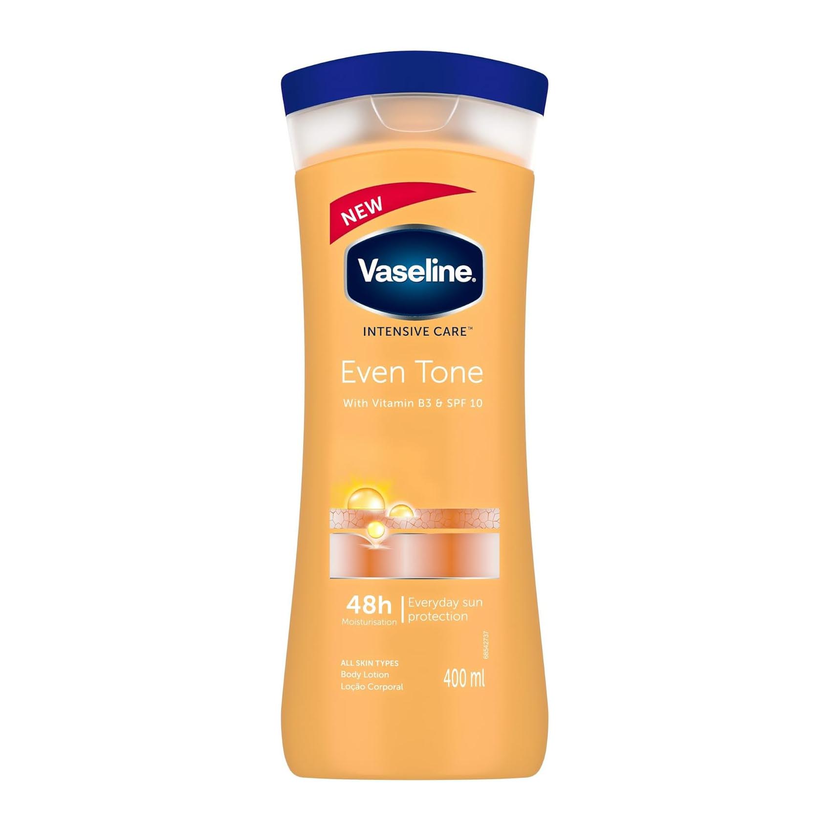 Vaseline Intensive Care Even Tone Body Lotion with Vitamin B3 & SPF 10-400ml