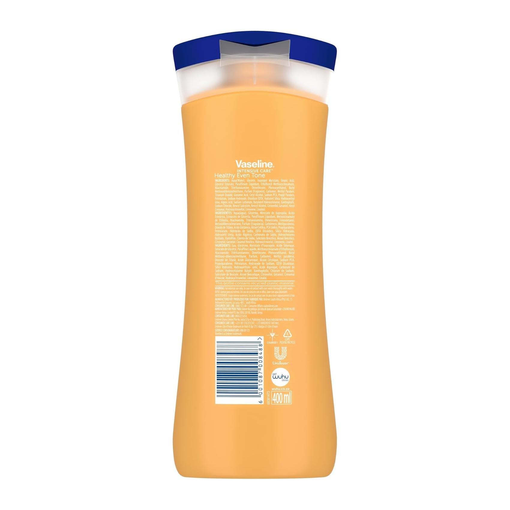 Vaseline Intensive Care Even Tone Body Lotion with Vitamin B3 & SPF 10-400ml thumbnail 4