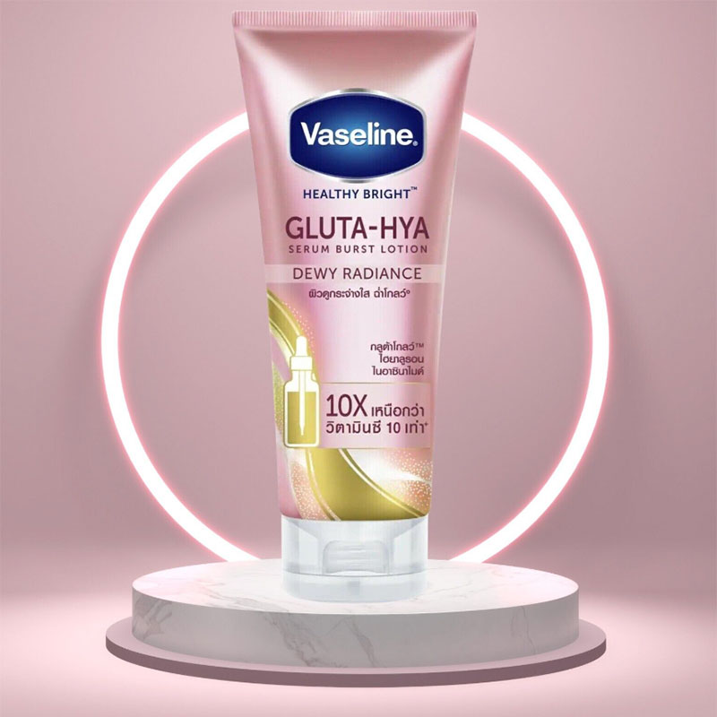 Vaseline Healthy Bright GLUTA-HYA Dewy Radiance Serum in Lotion-300ml thumbnail 3