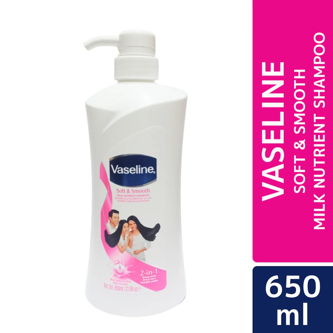 Vaseline Soft & Smooth Milk Nutrient Shampoo-650ml