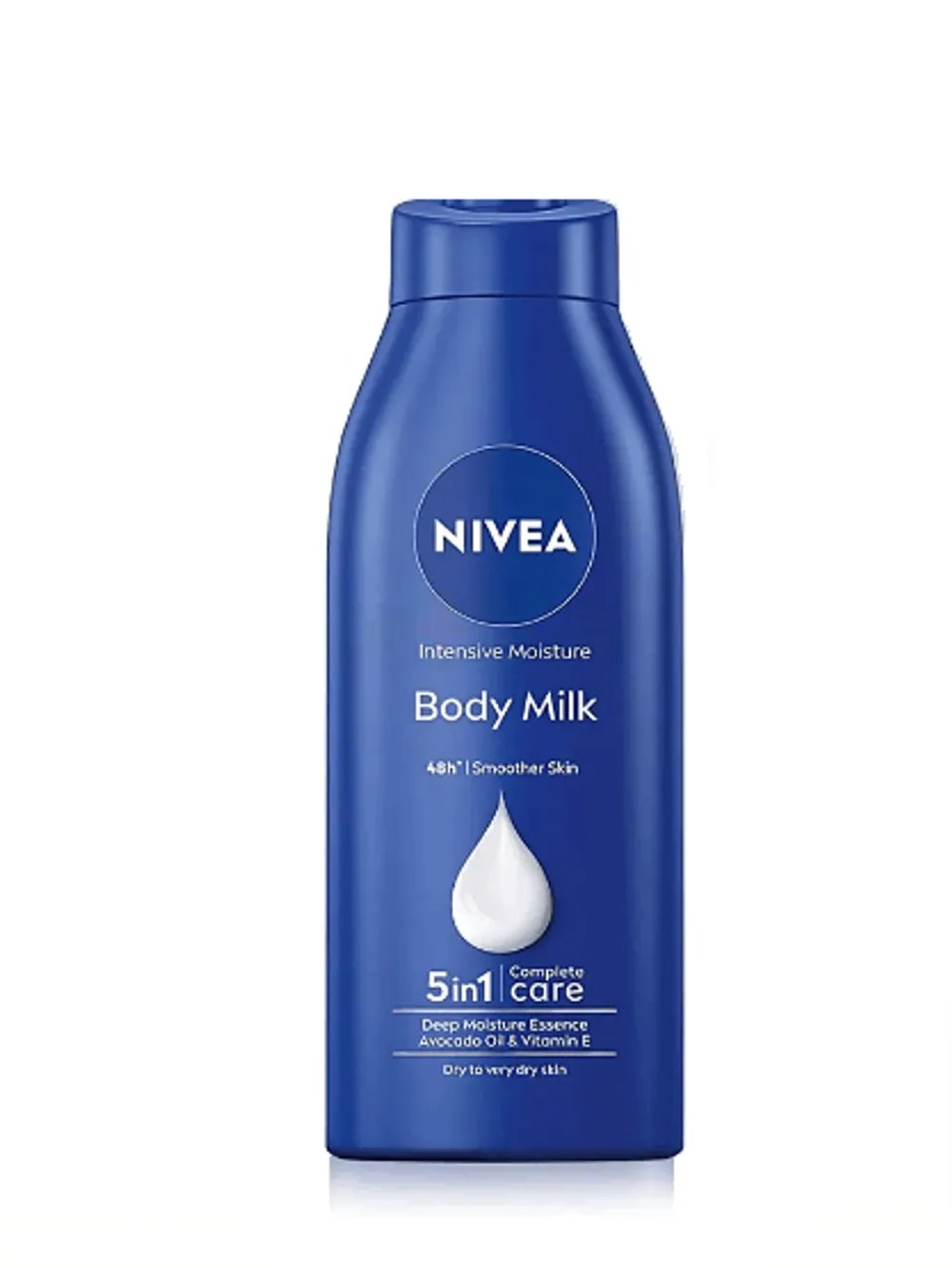 Nivea Intensive Moisture Body Milk 48h Smoother Skin Avocado Oil & Vitamin E for Dry Skin-200ml