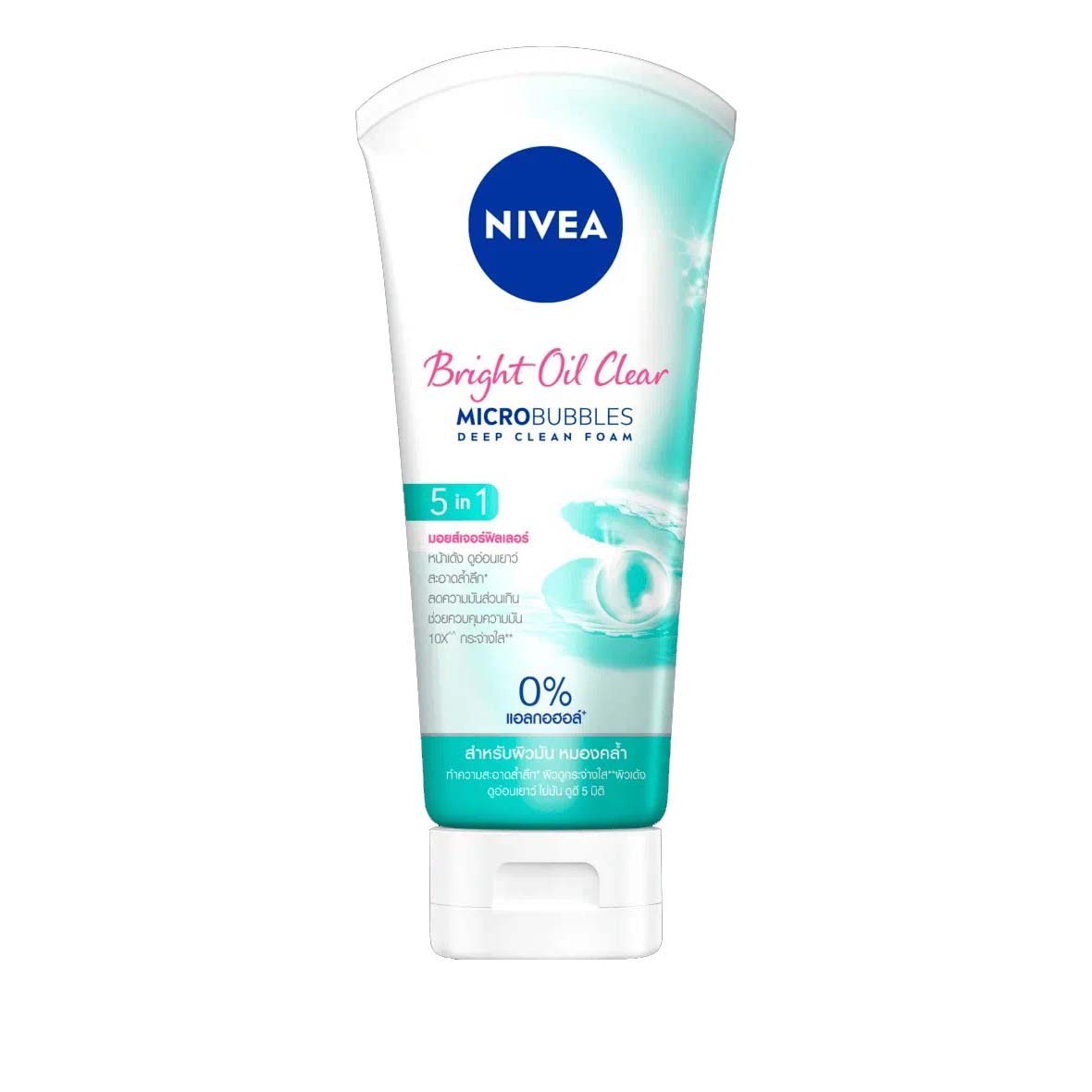 NIVEA Deep Clean Foam Bright Oil Clear Microbubbles-100ml
