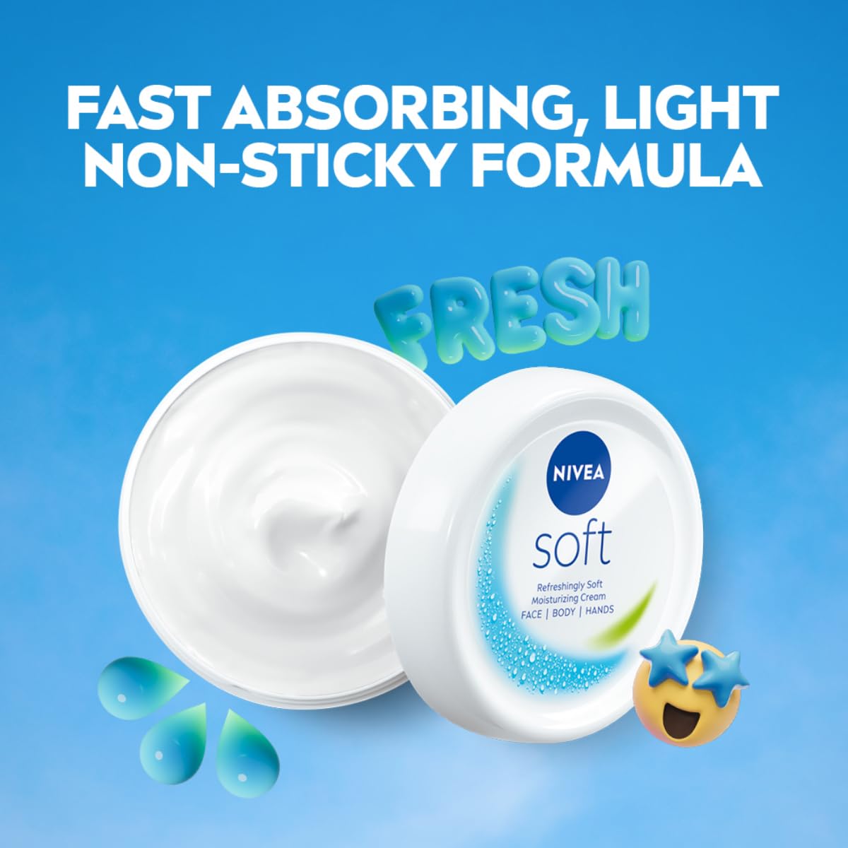 NIVEA Soft Moisturizing Cream with Vitamin E & Jojoba Oil-100ml thumbnail 4