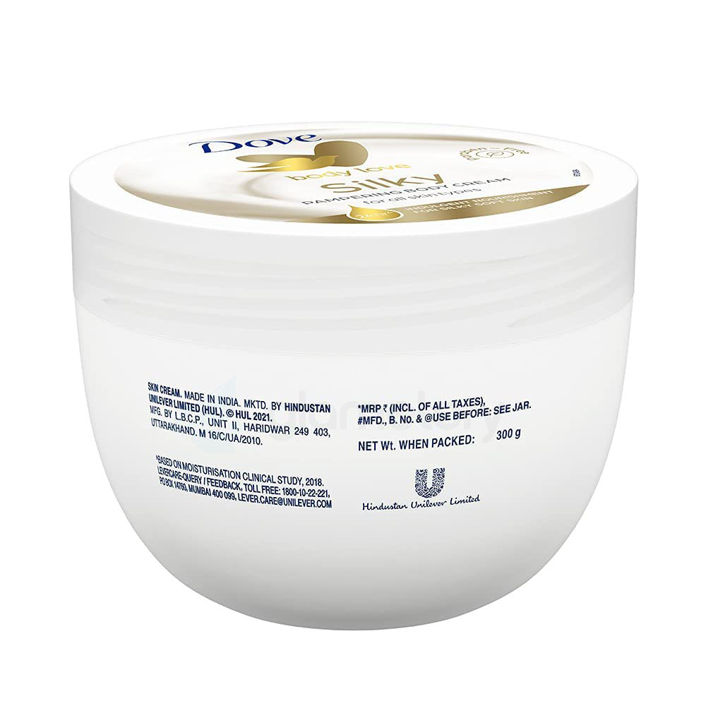 Dove Body Love Silky Pampering Body Cream for Silky Soft Skin-300ml