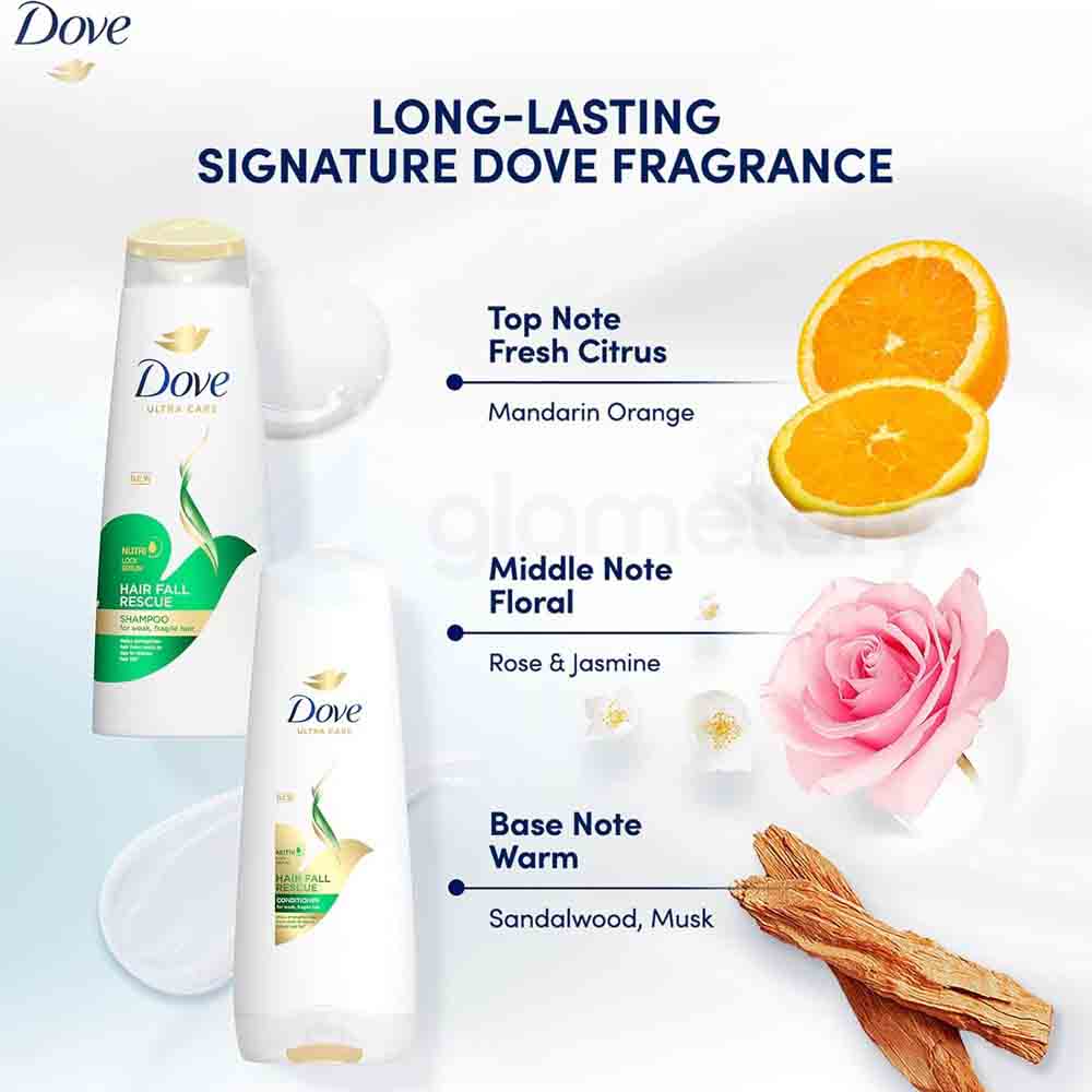 Dove Ultra Care Hair Fall Rescue Shampoo for Weak, Fragile Hair-680ml thumbnail 5