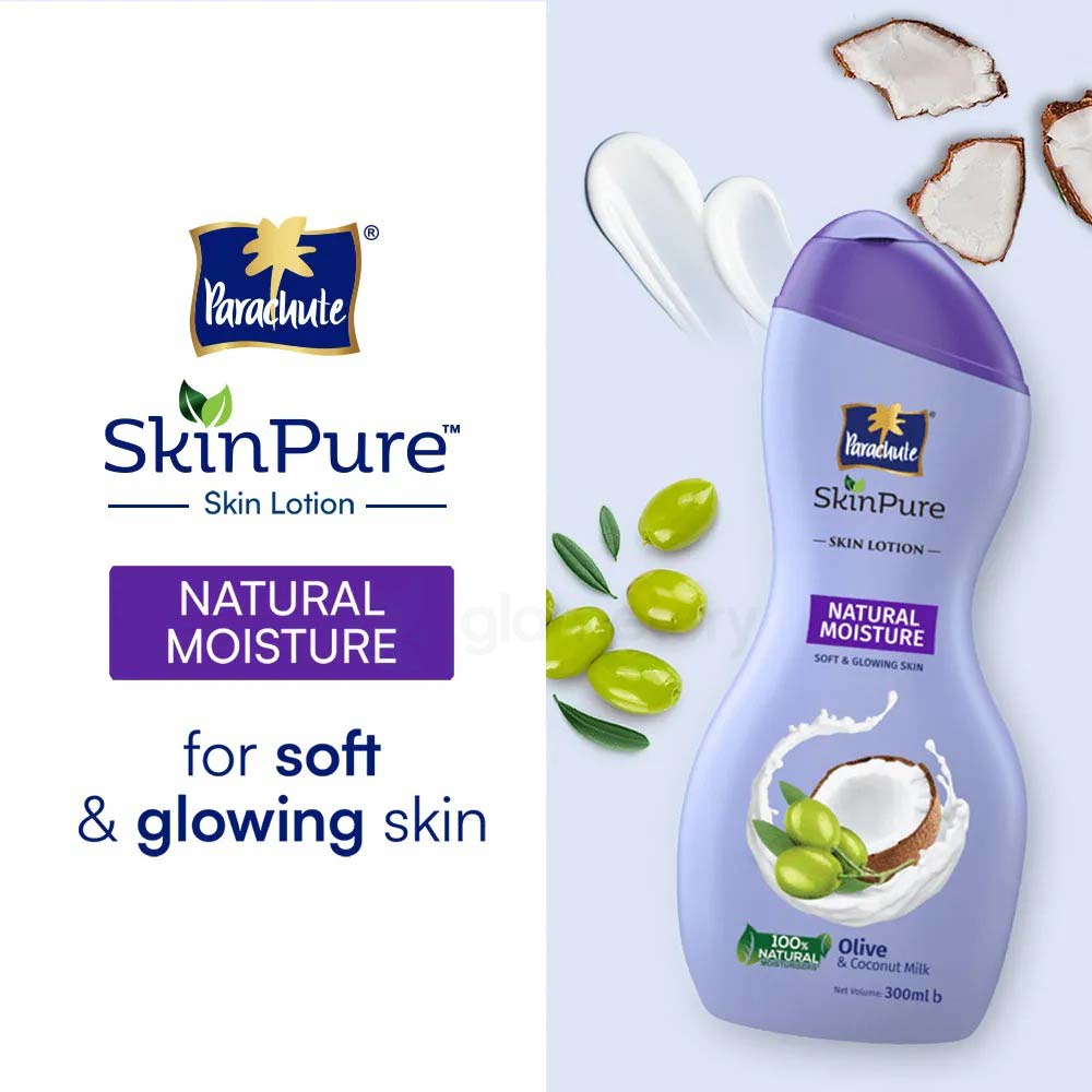 Parachute SkinPure Skin Lotion Natural Moisture-100ml thumbnail 3
