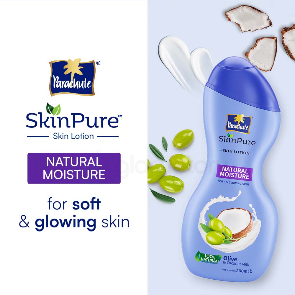 Parachute SkinPure Skin Lotion Natural Moisture-200ml thumbnail 4