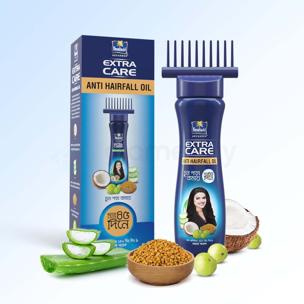 Parachute Advansed Extra Care Anti Hairfall Oil-300ml Root Applier thumbnail 4