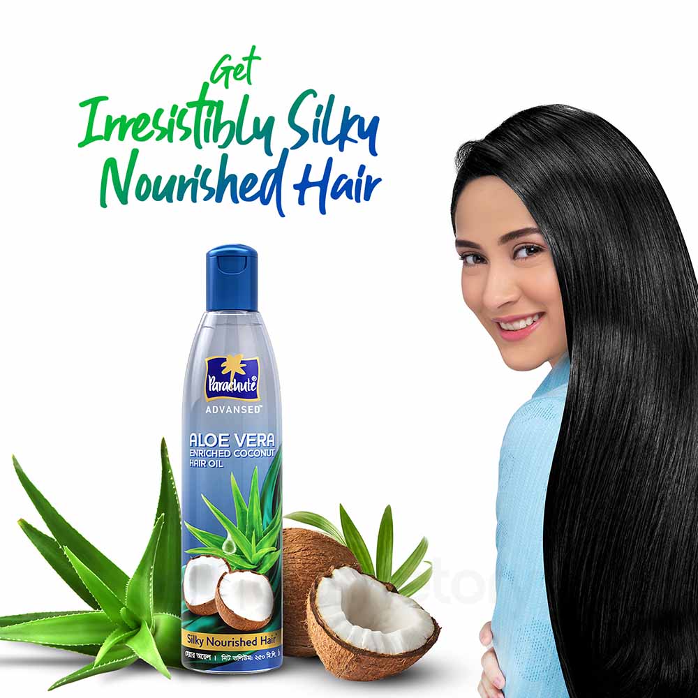 Parachute Advansed Aloe Vera Enriched Coconut Hair Oil-250ml 2 Pack thumbnail 3