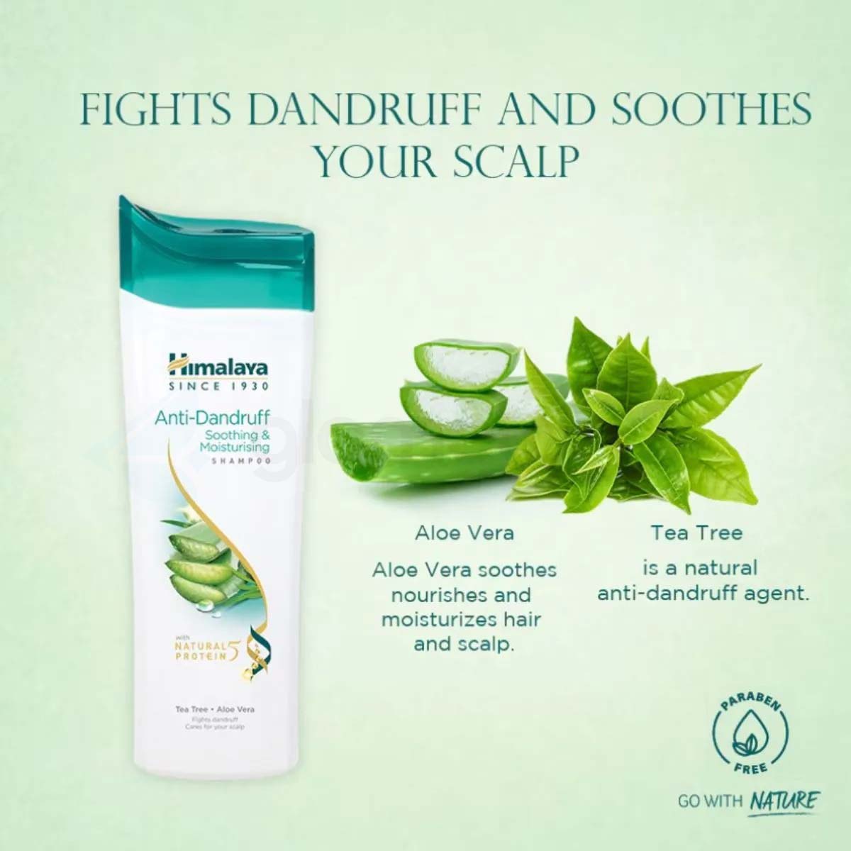 Himalaya Anti Dandruff Soothing & Moisturising Shampoo-Buy 1 Get 1 thumbnail 3