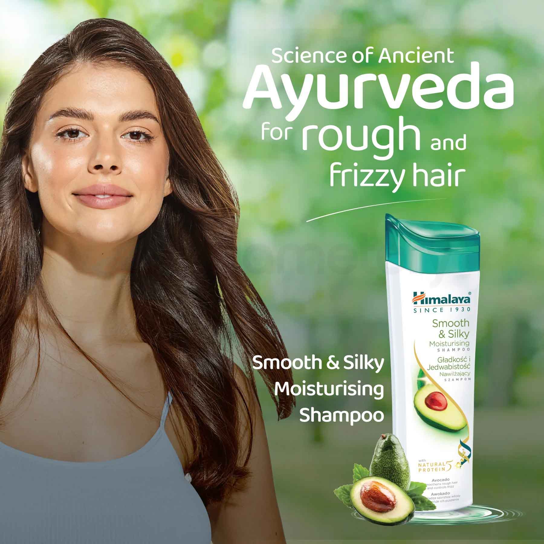 Himalaya Smooth & Silky Moisturising Shampoo with Natural Protein 5-400ml thumbnail 3