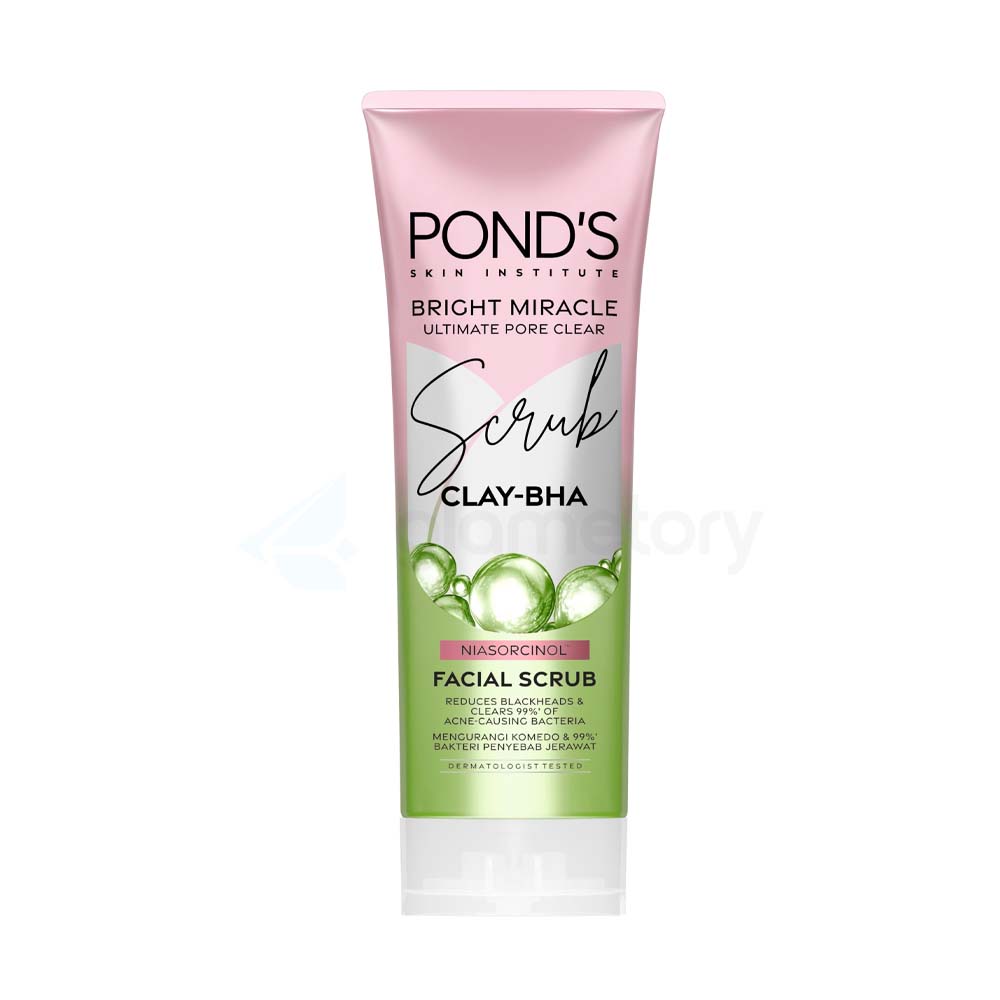 Pond's Bright Miracle Clay-BHA Facial Scrub-100g