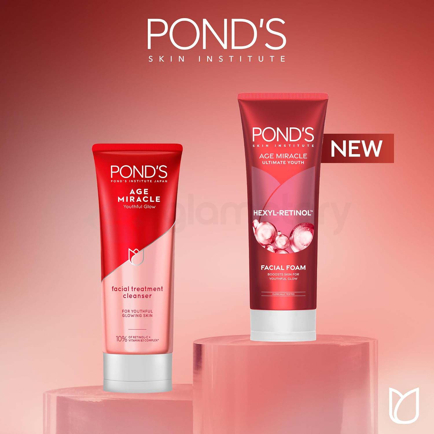 Pond's Age Miracle Hexyl-Retinol Facial Foam-90g thumbnail 3