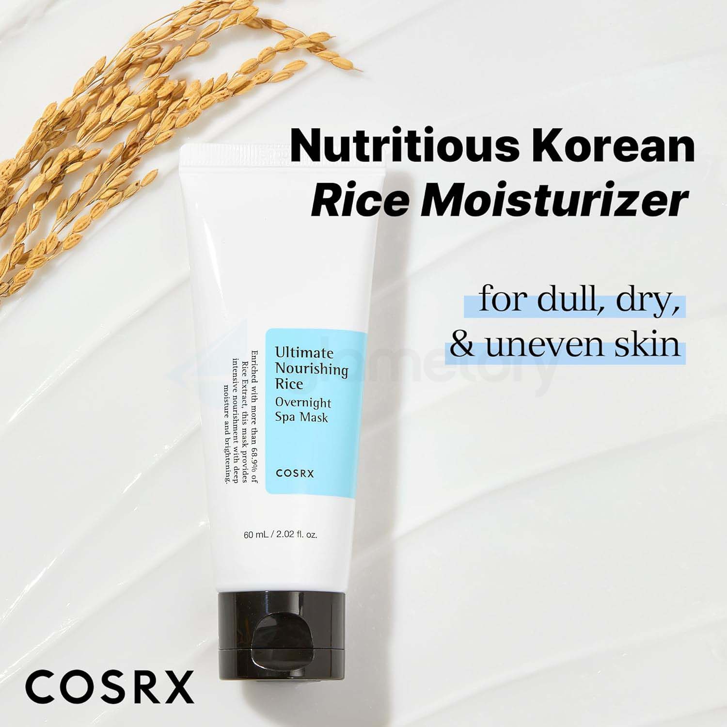 Cosrx Ultimate Nourishing Rice Overnight Spa Mask-60ml thumbnail 3