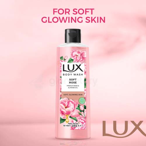Lux Body Wash French Rose and Almond Oil for Soft Skin-245ml thumbnail 4