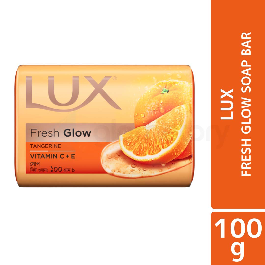 Lux Fresh Glow Tangerine Soap-100g