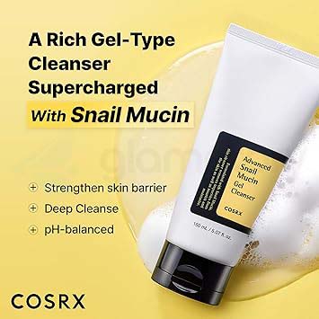 Cosrx Advanced Snail Mucin Gel Cleanser-150ml thumbnail 4