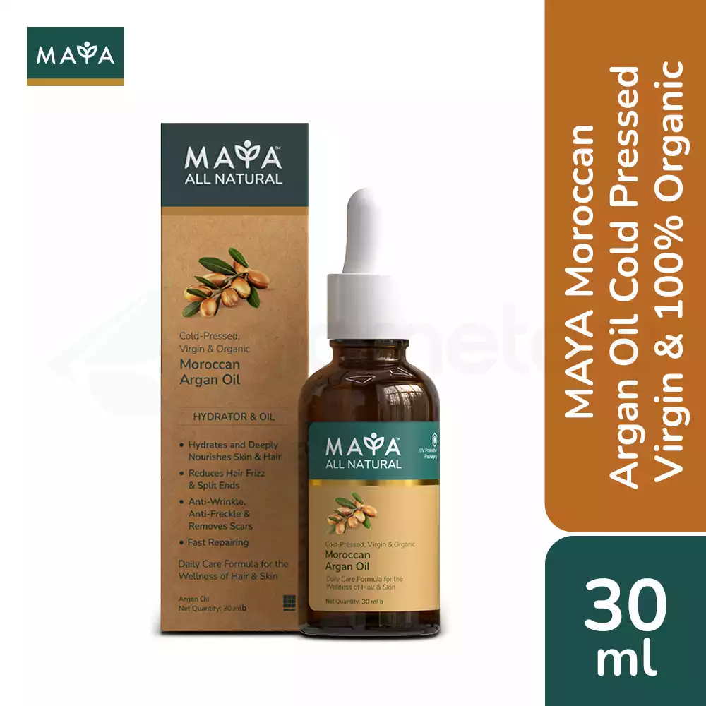 MAYA  All Natural Cold Pressed Moroccan Argan Oil-30ml
