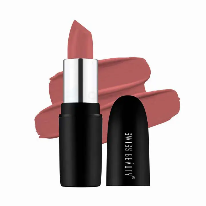 Swiss Beauty Pure Matte Lipstick Bare-3.8g