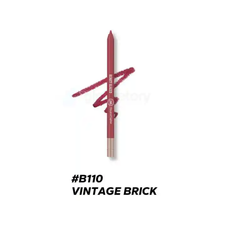 Beauty Glazed Waterproof Lip Liner-Vintage Brick B110