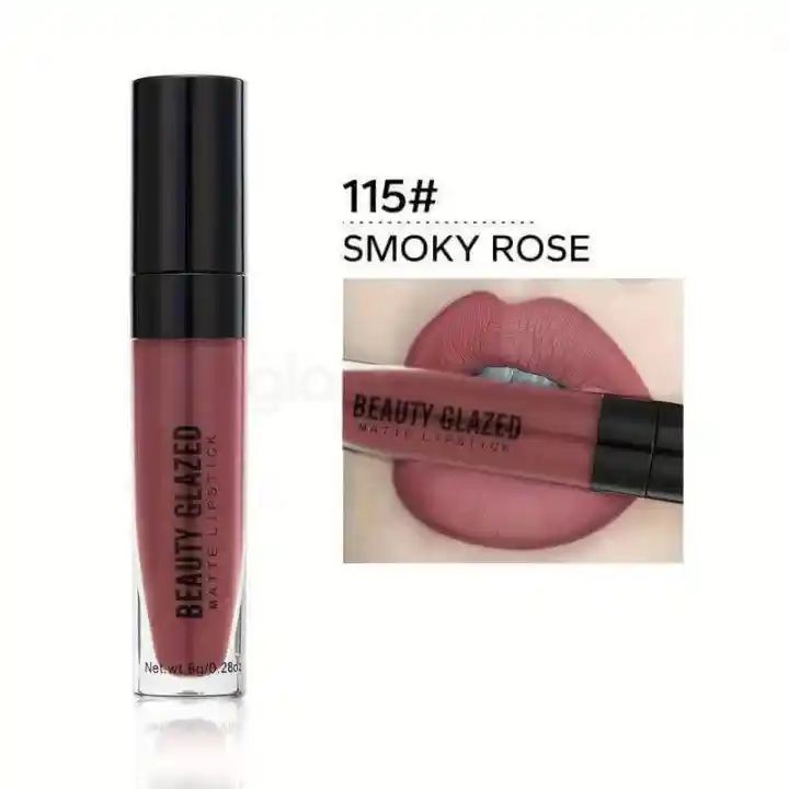 Beauty Glazed Matte Lipstick-Smokey Rose 115