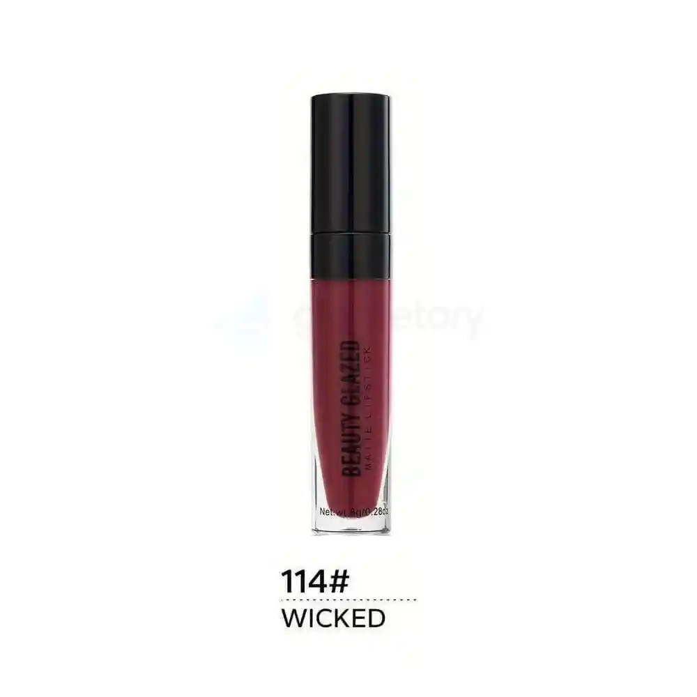 Beauty Glazed Matte Lipstick-Wicked 114