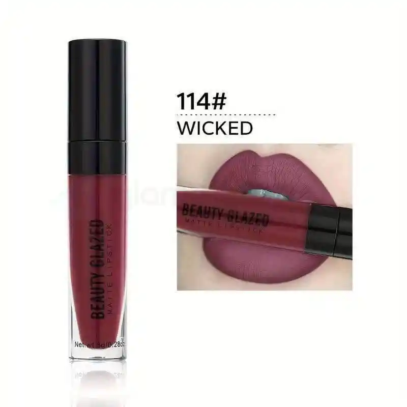 Beauty Glazed Matte Lipstick-Wicked 114