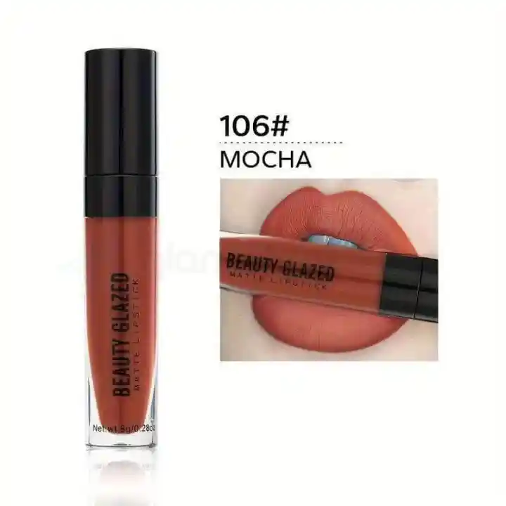 Beauty Glazed Matte Lipstick-Mocha 106