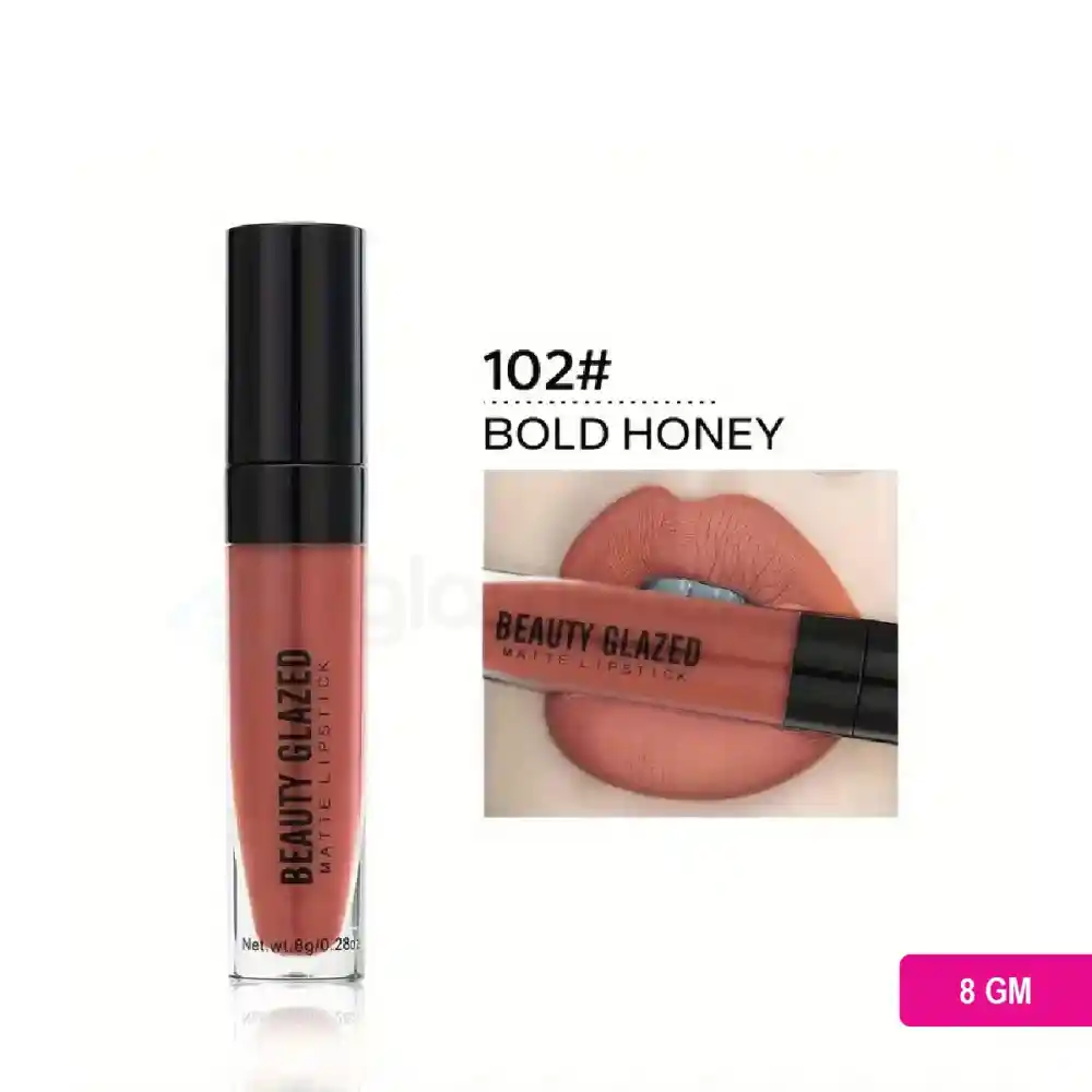 Beauty Glazed Matte Lipstick-Bold Honey 102
