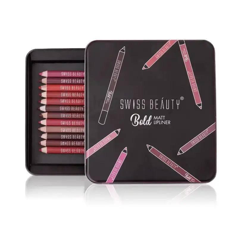 Swiss Beauty Bold Matte Lipliner 12 Pcs Pack