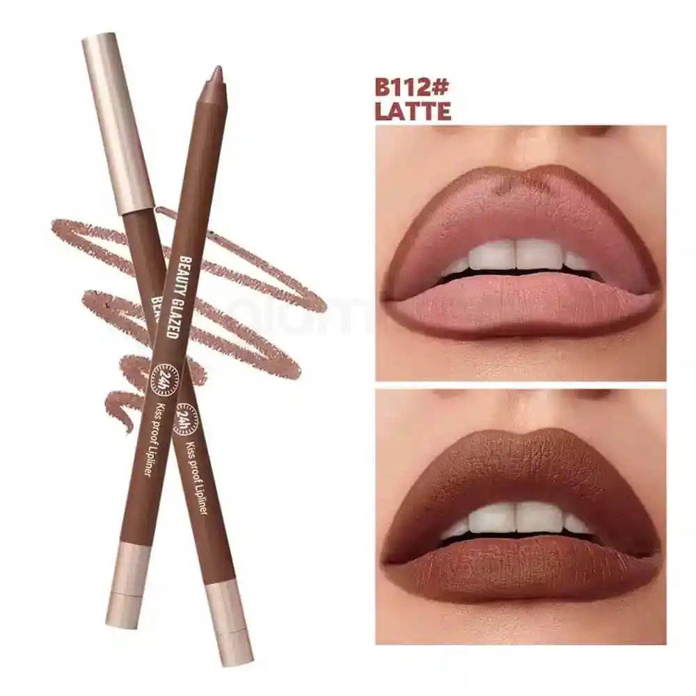 Beauty Glazed Waterproof Lip Liner-B112 Latte thumbnail 3