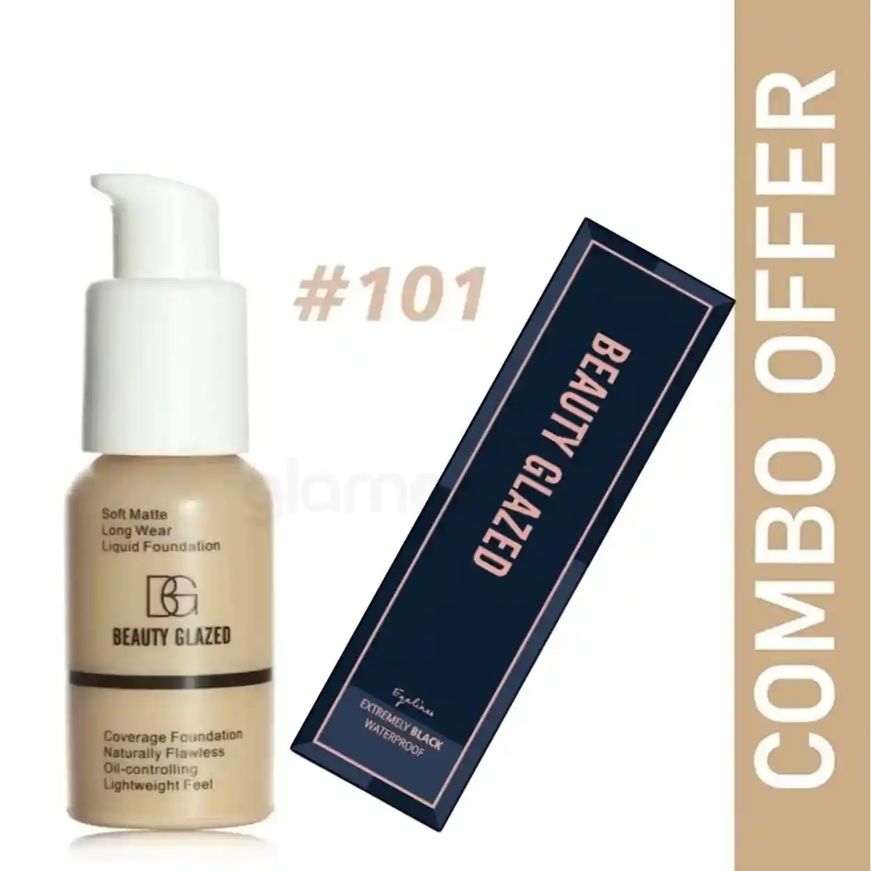 Beauty Glazed Soft Matte Waterproof Foundation-Porcelain 101